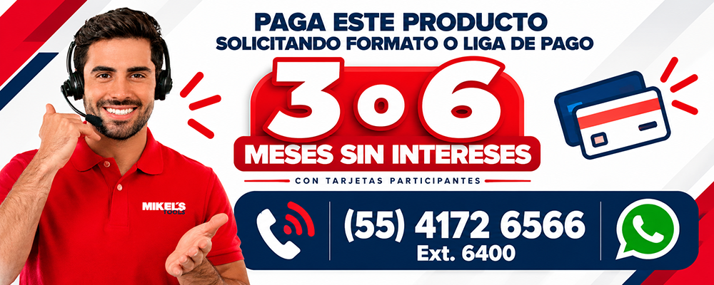 Paga este producto a 3 o 6 meses sin intereses