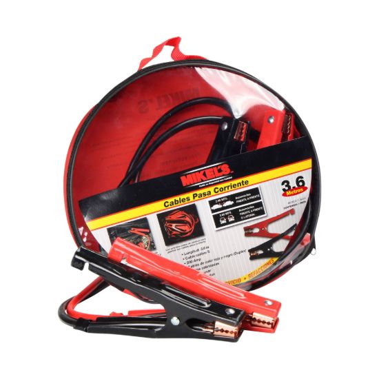 Imagen de Cables pasa corriente, 3.6 mts, 240 amp, Calibre 8 C-360-8
