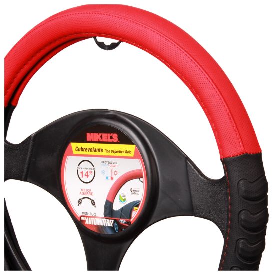 Imagen de Cubre volante tipo deportivo, color rojo CU-2
