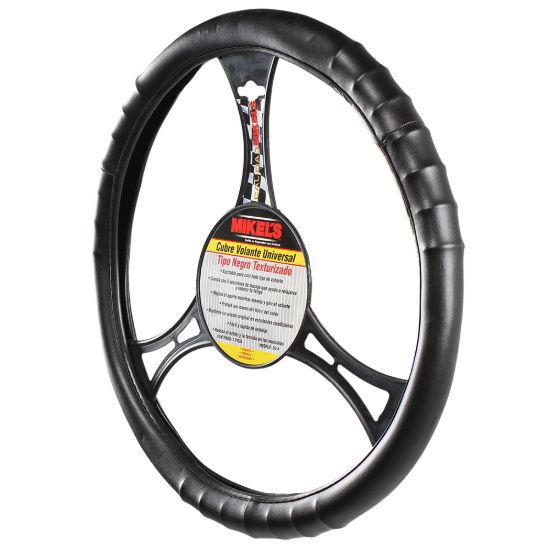 Imagen de Cubre volante texturizado, color negro  CU-4