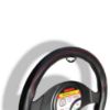 Imagen de Cubrevolante de piel, color negro, Forma "D" CU-D1