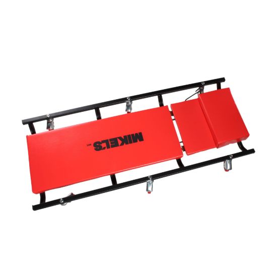 Imagen de Cama acolchonada con respaldo 3 posiciones y 6 ruedas giratorias (40” largo) CM-3