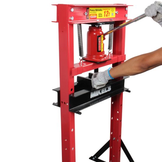 Imagen de Prensa hidráulica con gato hidráulico (12 ton) PH-12