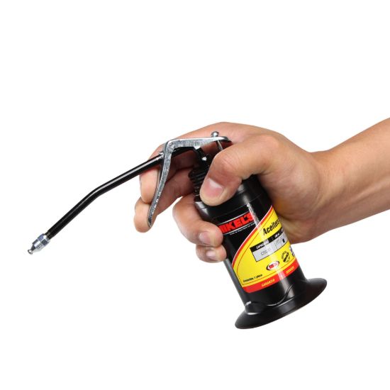 Imagen de Aceitera de presión, bote de acero, tubo rígido (160 ml) A1R