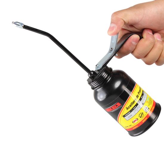Imagen de Aceitera de presión, bote de acero, tubo rígido (250 ml) A2R