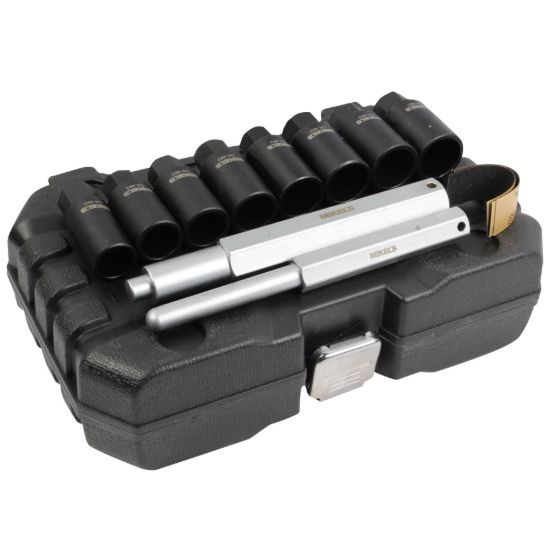 Imagen de Kit dados extractores para birlos y tuercas de seguridad (10 pzas) KDBS-10