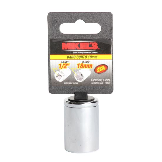 Imagen de Dado corto 1/2” Milimétrico 18 mm DC-1850