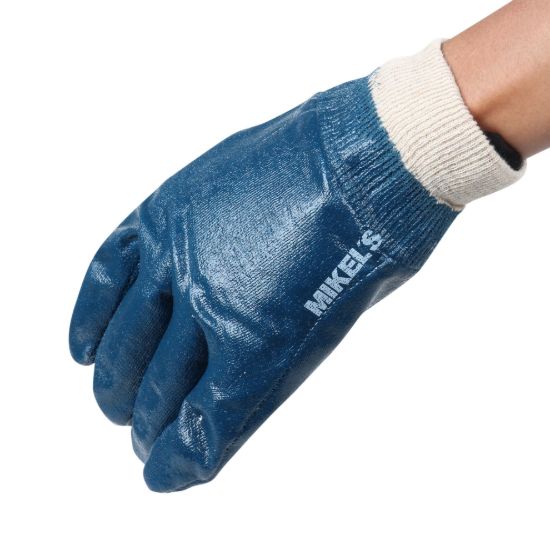 Imagen de Guantes para trabajo de nitrilo con forro de algodón GNFA-2