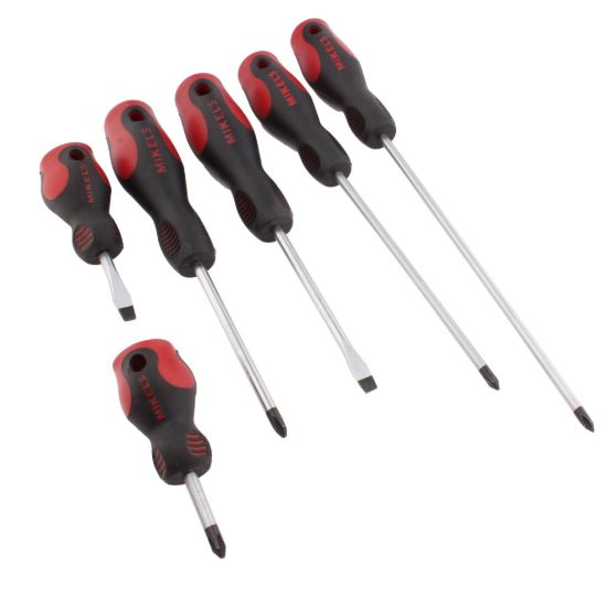 Imagen de Desarmador plano 5/16” x 6” cromo vanadio magnetizado DPB-5166