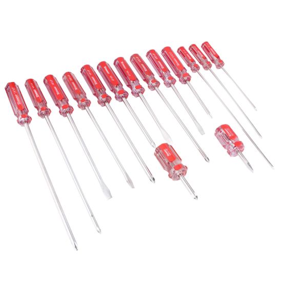 Imagen de Desarmador cruz 1/4"x 4", barra acero cromado, mango PVC DC-144