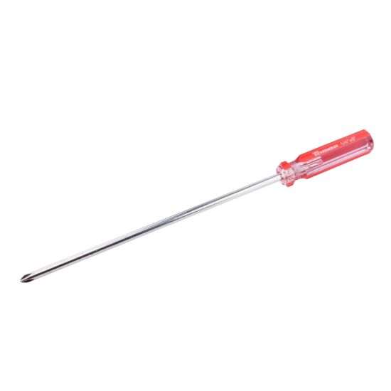 Imagen de Desarmador cruz 1/4" x 8", barra acero cromado, mango PVC DC-148