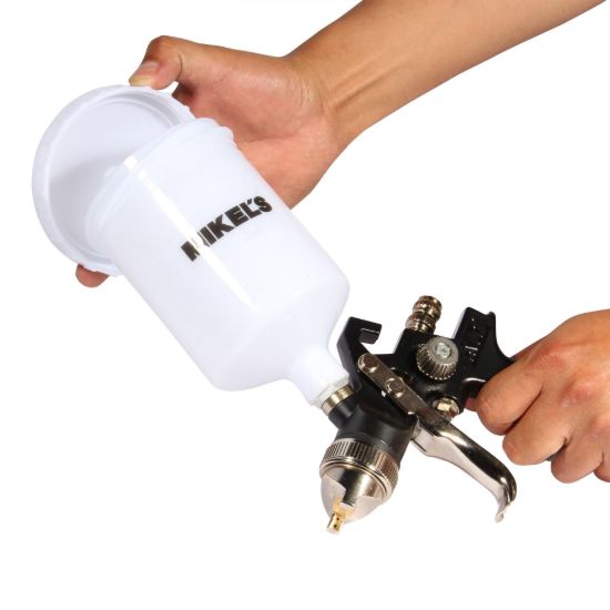 Imagen de Pistola de aire para pintar HVLP gravedad (600 ml / 50 PSI)  PGP-600