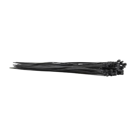 Imagen de Cinchos de plástico 4.6x300 mm, 100 pzas, Negro CDP100-46X300