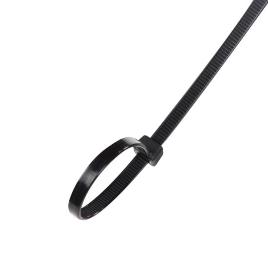 Imagen de Cinchos de plástico 4.6x370 mm, 100 pzas, Negro CDP100-46X370