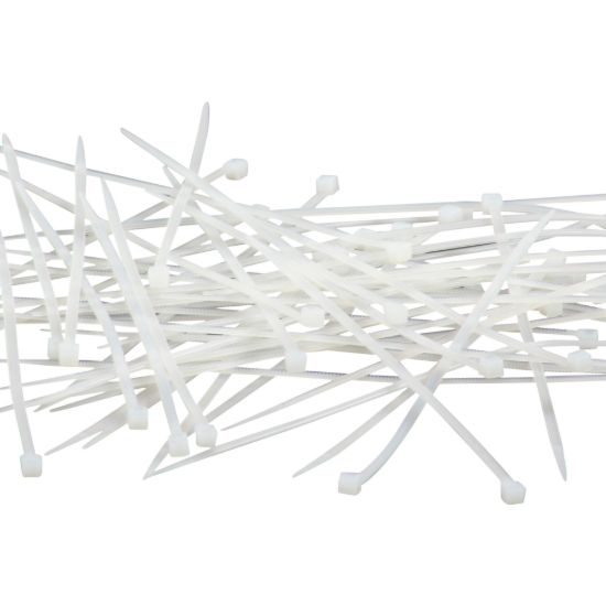 Imagen de Cinchos de plástico 2.5x150 mm, 100 pzas, Blanco CDP100-25X150B