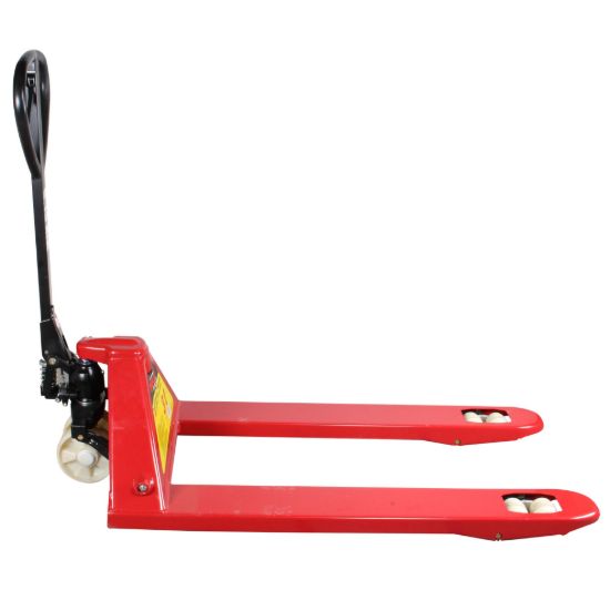 Imagen de Patín hidráulico transpaleta con ruedas de nylon sistema tándem (3 ton) TMK-3N